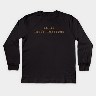 Alias Investigations Kids Long Sleeve T-Shirt